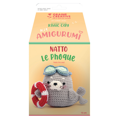 Diy – kit minigurumi phoque (Graine créative) – L'ARBRE AUX LUTINS