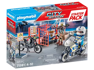 Starter Pack Policier et bandit (Playmobil)