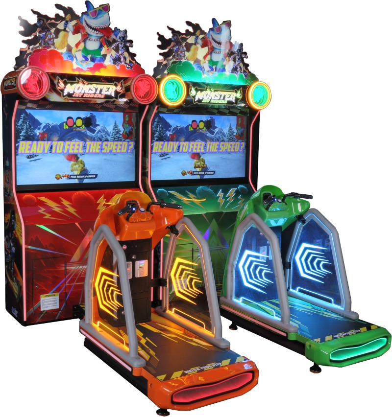 New Games From UNIS For IAAPA 2025: Spin City; Monster Jet Riders