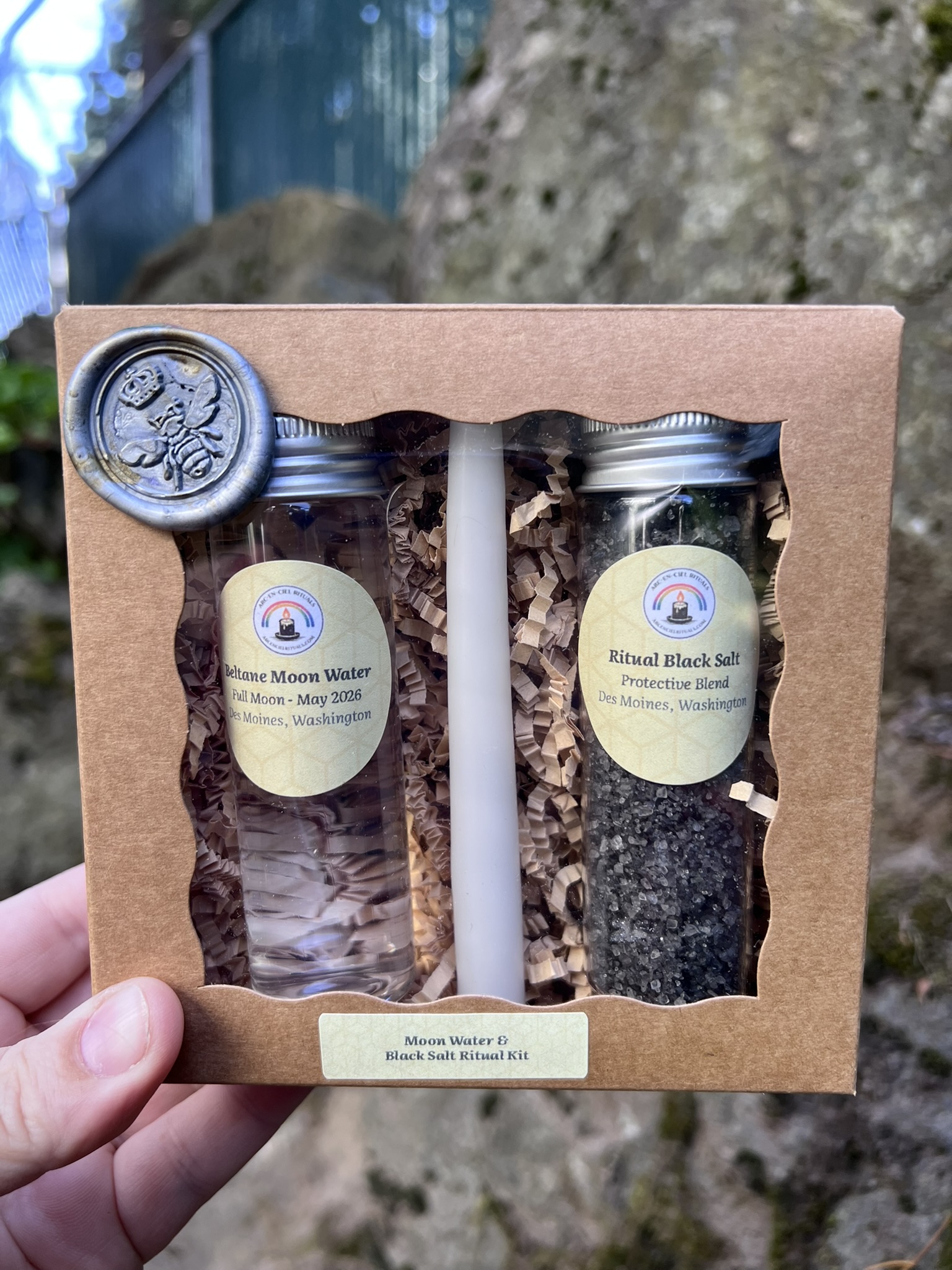 Black Salt & Moon Water Ritual Kit