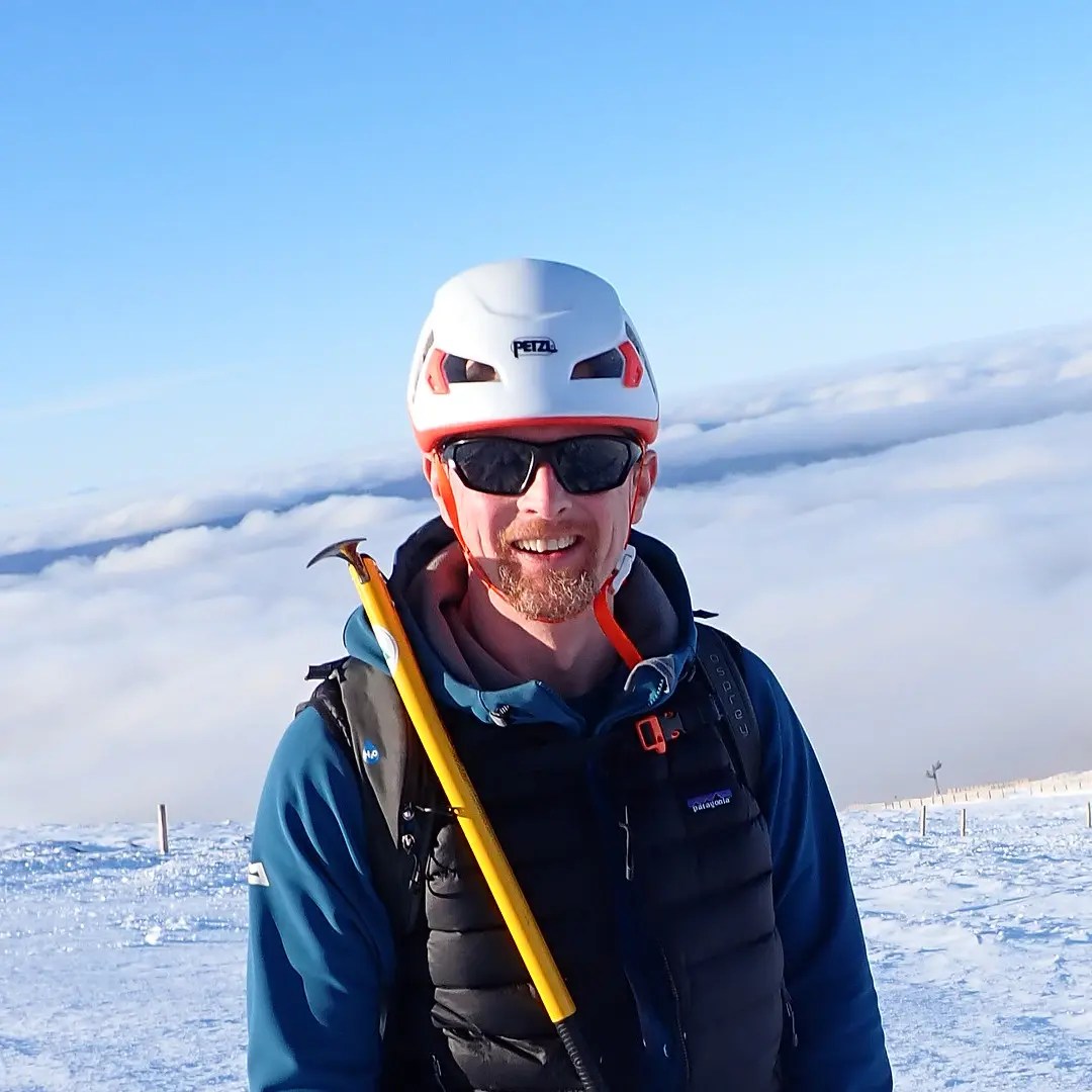 instructor teaching winter skills