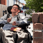 young man enjoying the outdoors