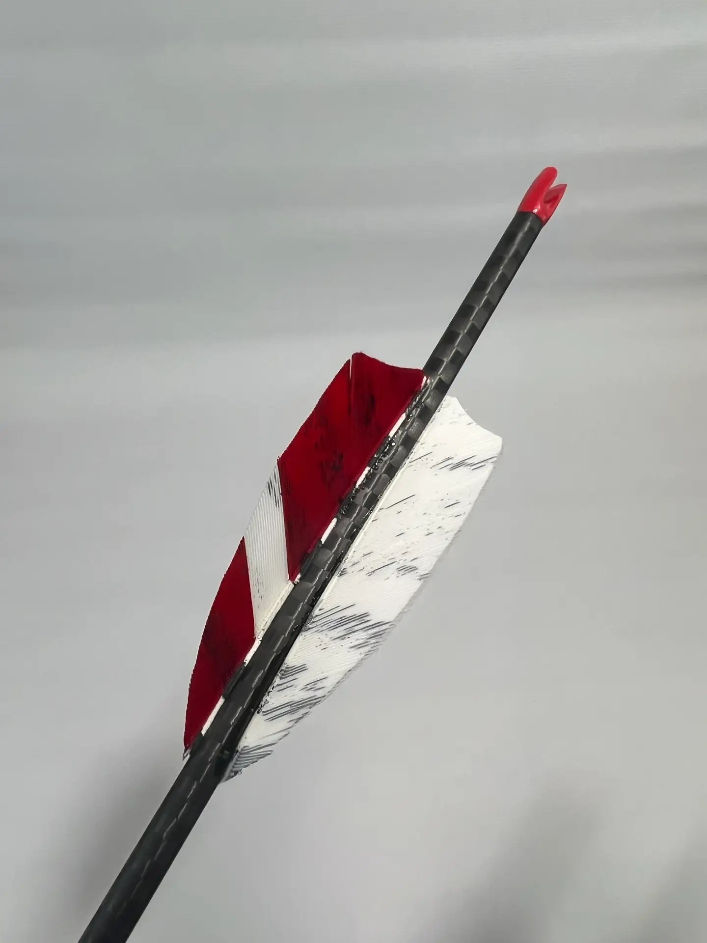 Split-feather fletching