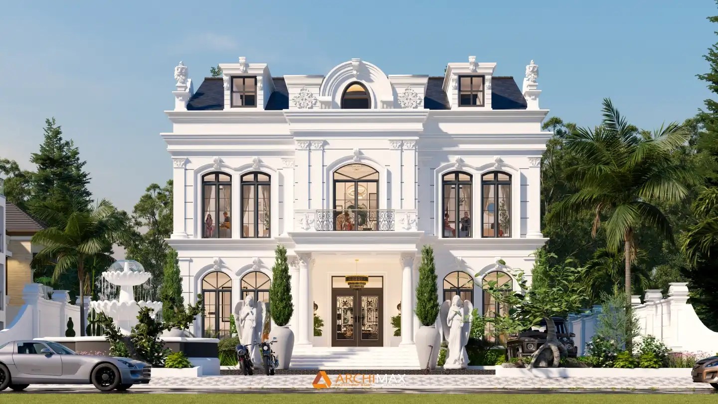 Desain Rumah Klasik 2 Lantai