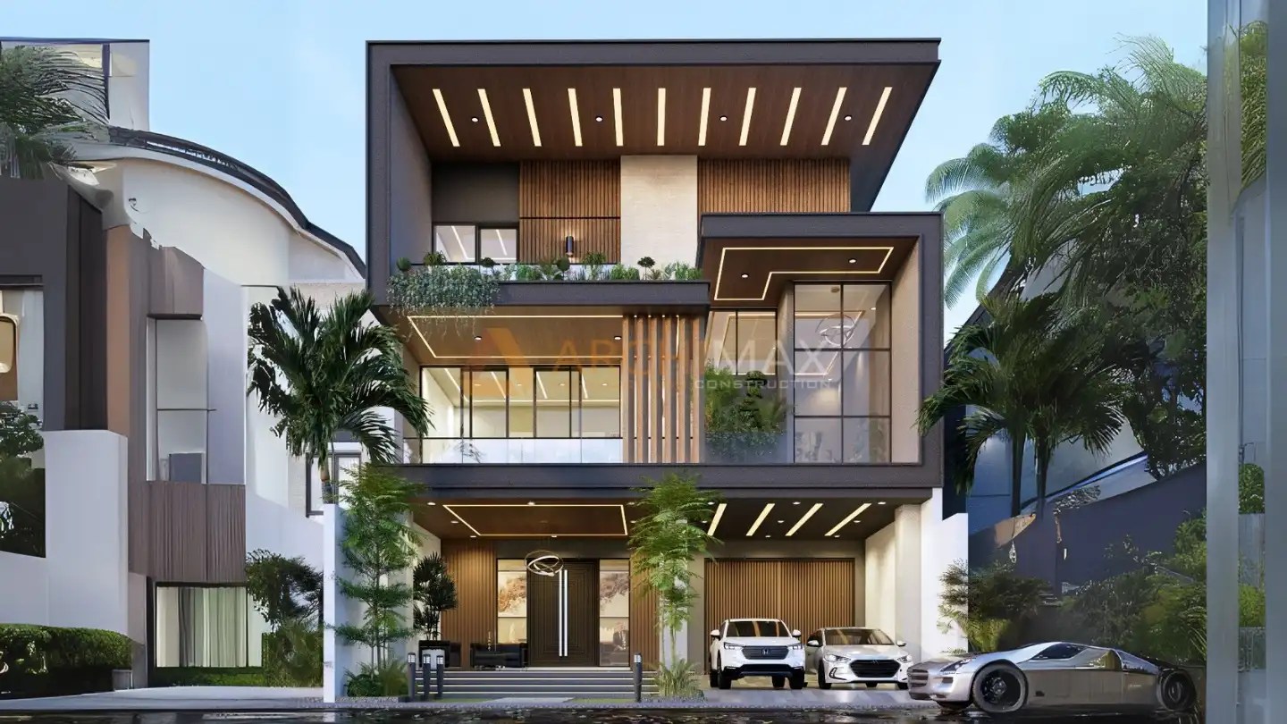 Desain Rumah Tropis 3 Lantai Bogor