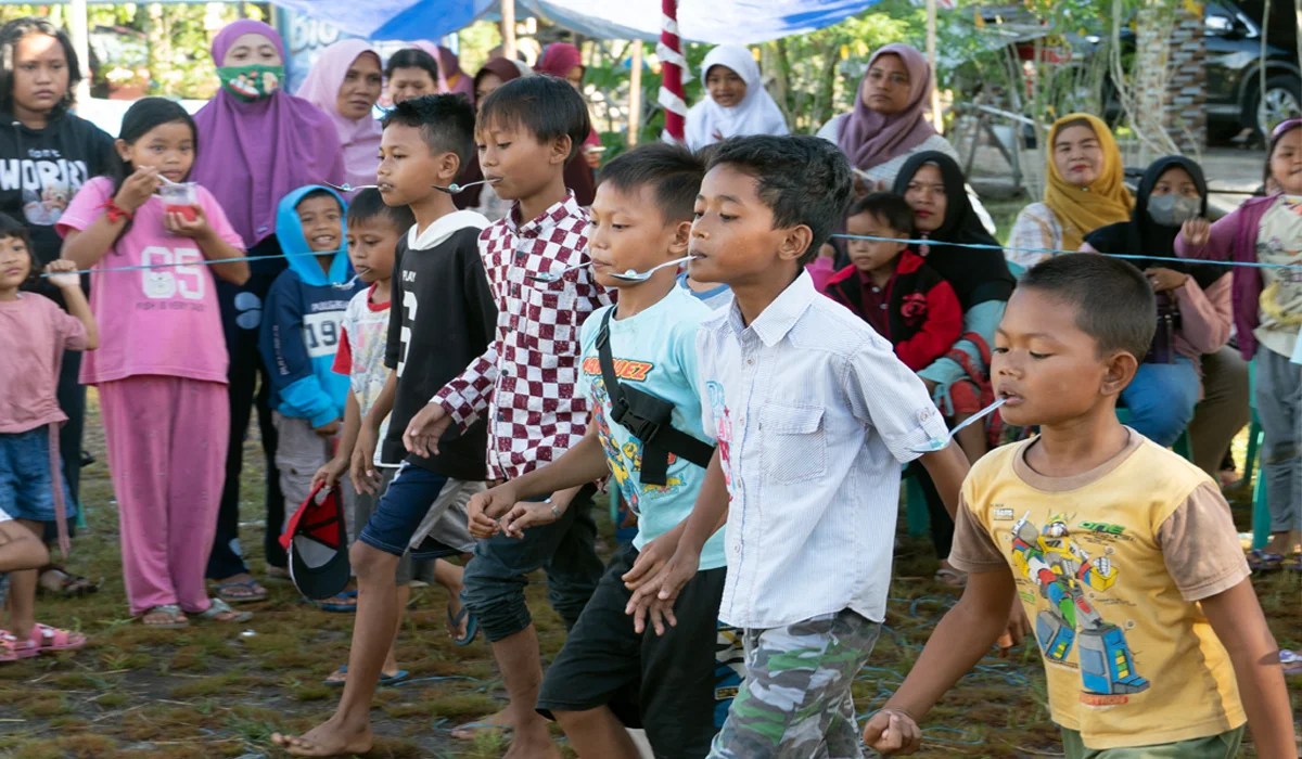 Semarak HUT RI ke-80 Dengan Lomba Balap Kelereng yang Sangat Menghibur