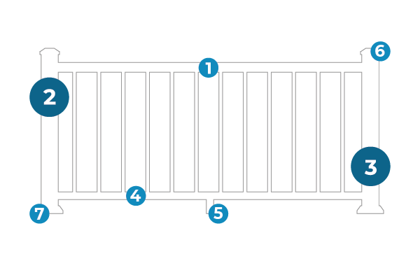 Ada Handicap Loop Kit Architectural Railing Solutions - High Quality Space Texture - Retina