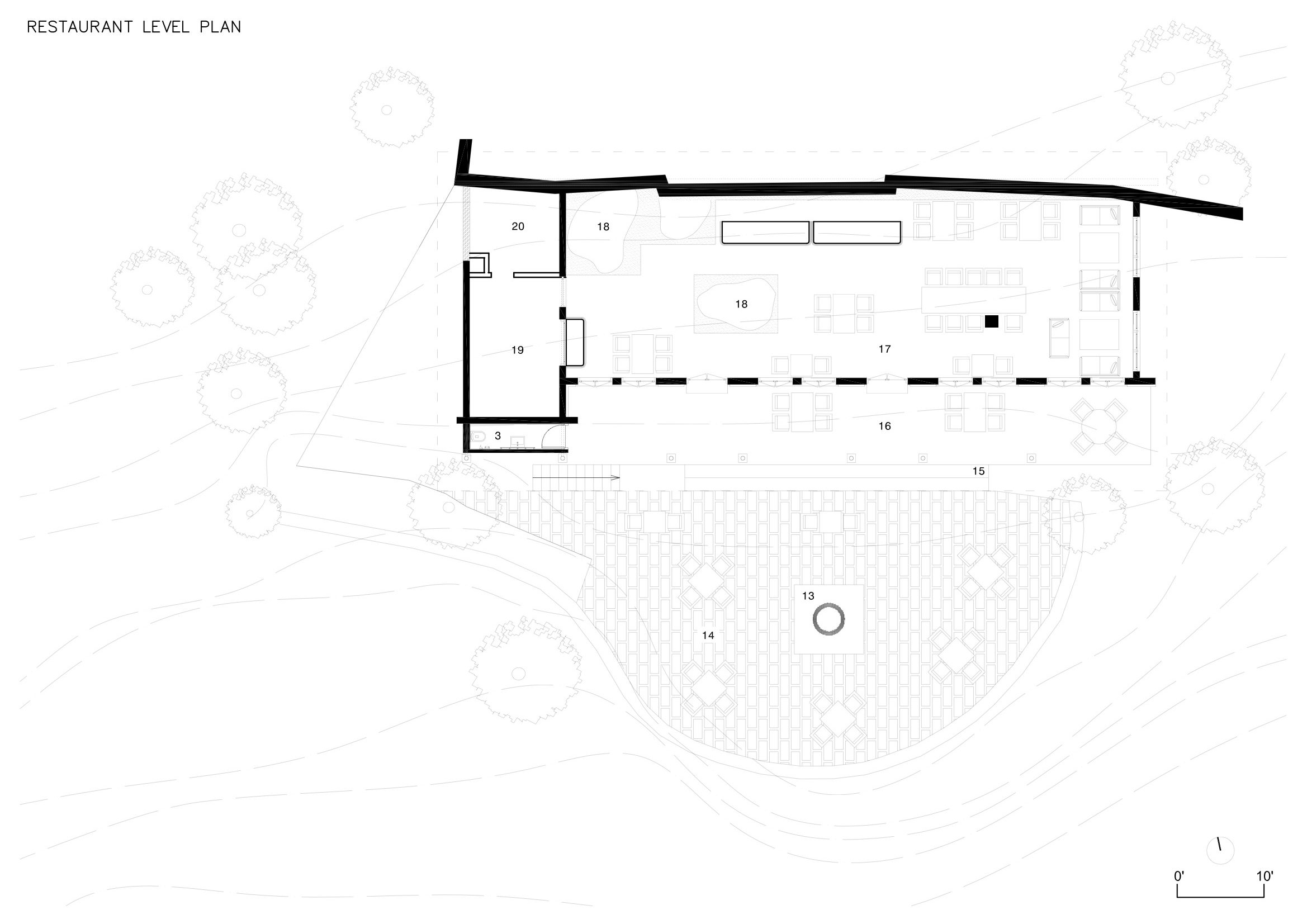 Restaurent Level Plan