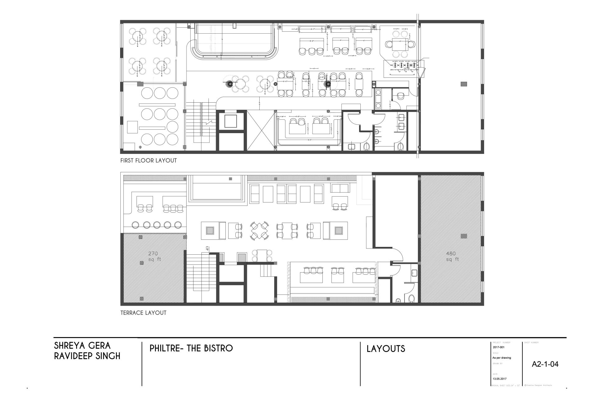 Philtre- The Bistro at Gurgaon by Creative Designer Architects