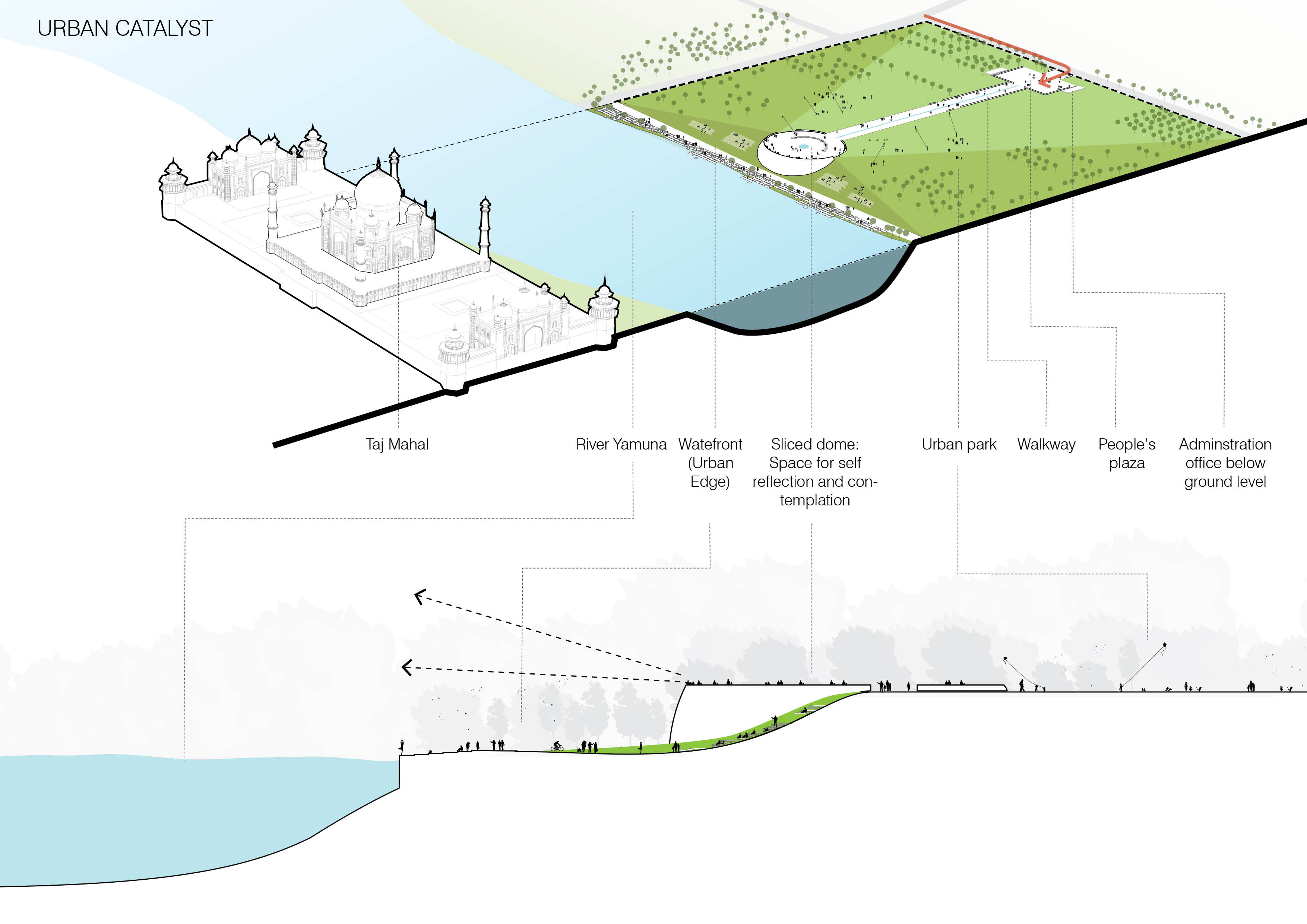 Black Taj - International Competition at Agra by Innate studio