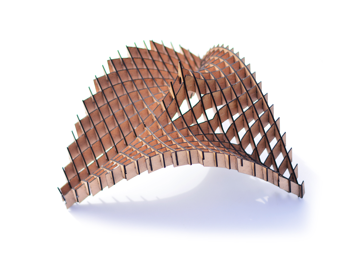 Waffle Structure as Canopy at Ahmedabad by WEsearch lab