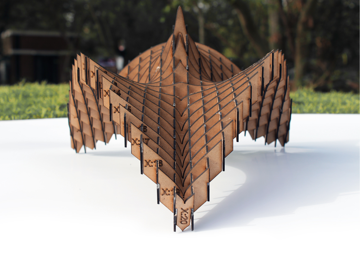 Waffle Structure as Canopy at Ahmedabad by WEsearch lab