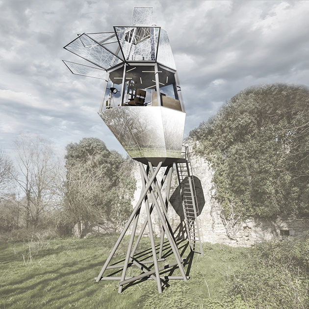Tree House Module (Ruins in Rural France) – Architecture for Everyone