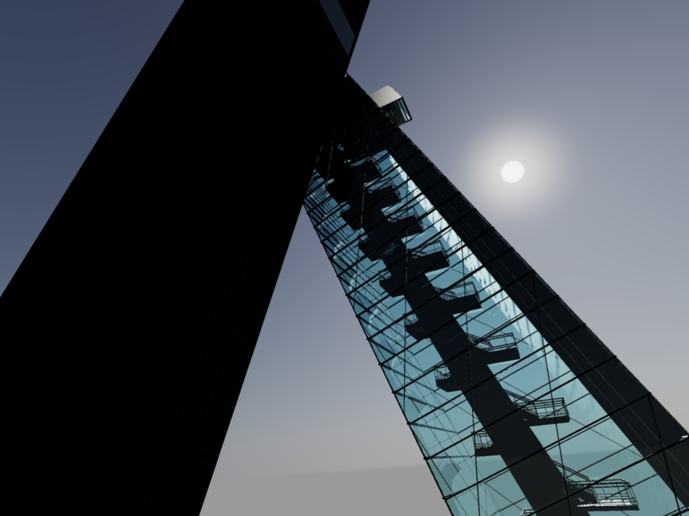 Elevator Tower Architecture - Beautiful Full HD Space Photos | Free Download