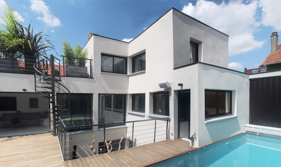 Construction D Une Maison D Habitation De 6 Logements Acoa - Incredible Sunset Image - Desktop