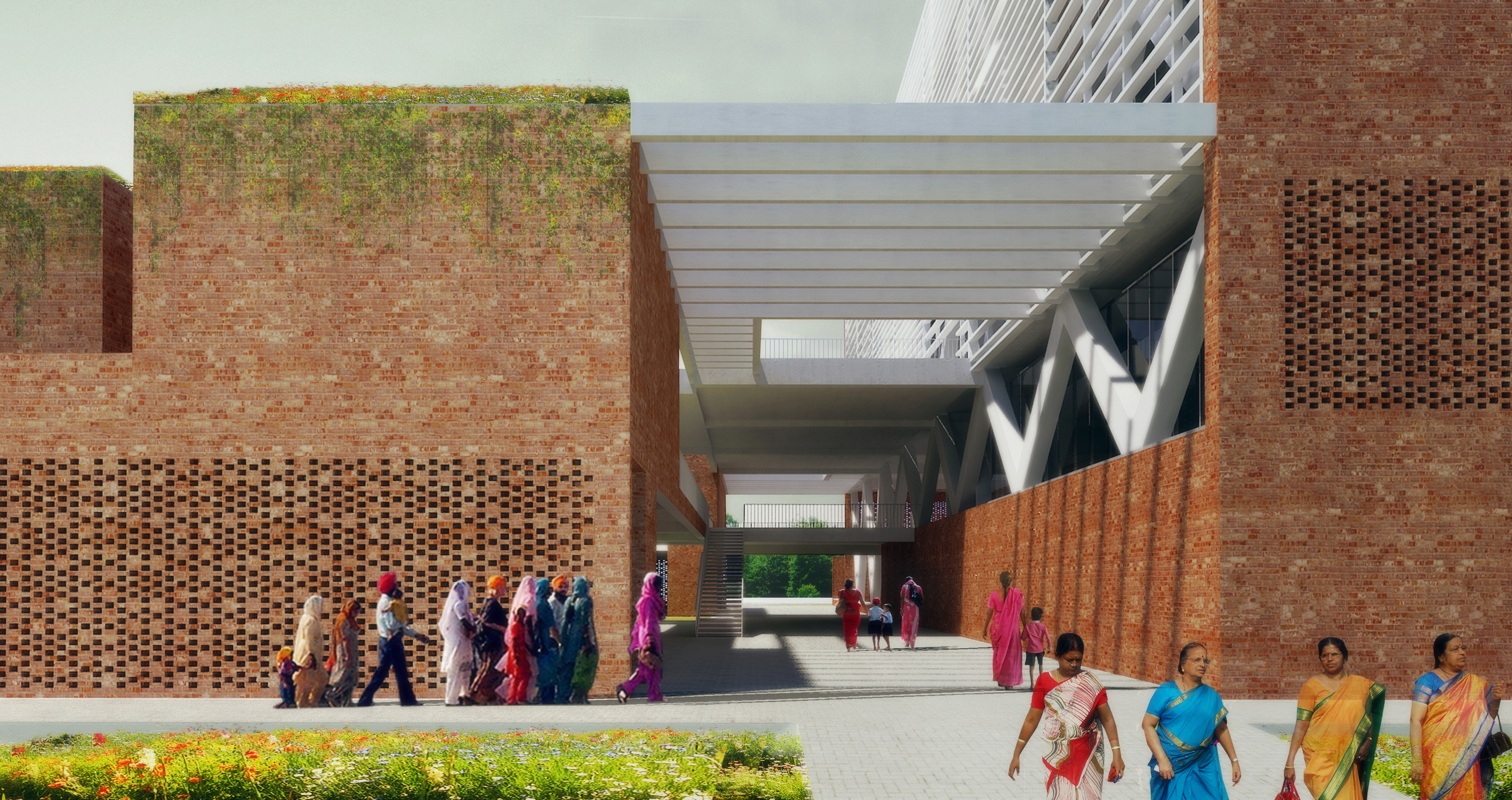 Indore School Design Architizer - City Wallpapers - Artistic 8K Collection