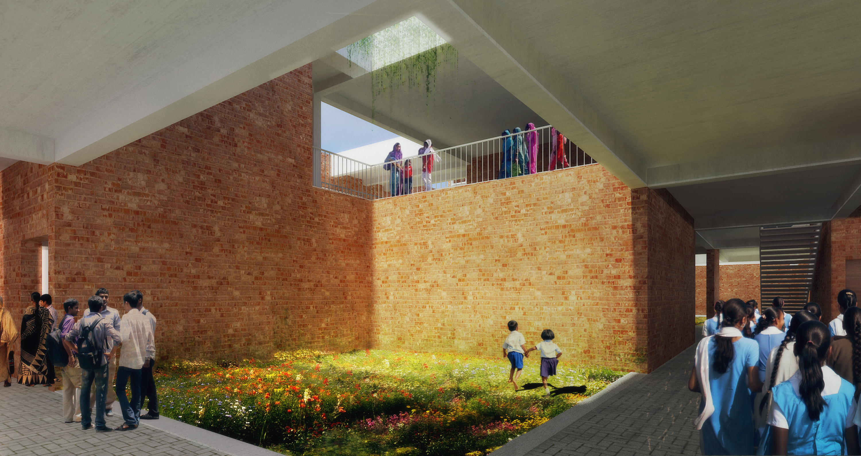 Indore School Design Architizer - Ultra HD Abstract Illustrations for Desktop