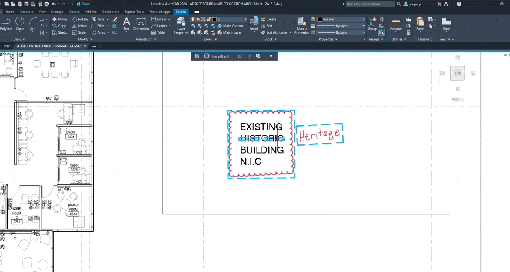 Markup Import in AutoCAD 2024 features are shown here in this GIF animation.