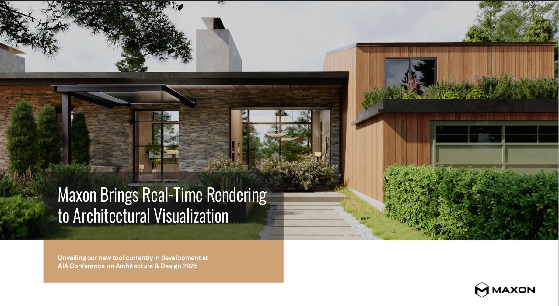 Maxon aims to bring Hollywood-level rendering to AEC - Architosh