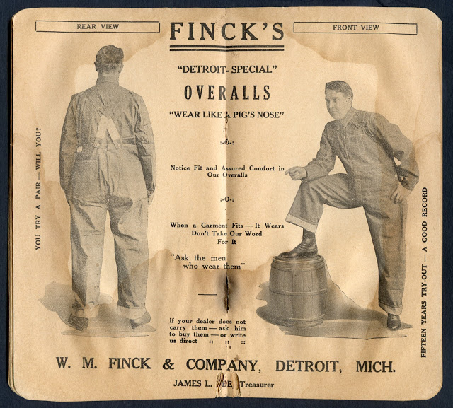 From the archives: Finick's overalls and coveralls – Archival