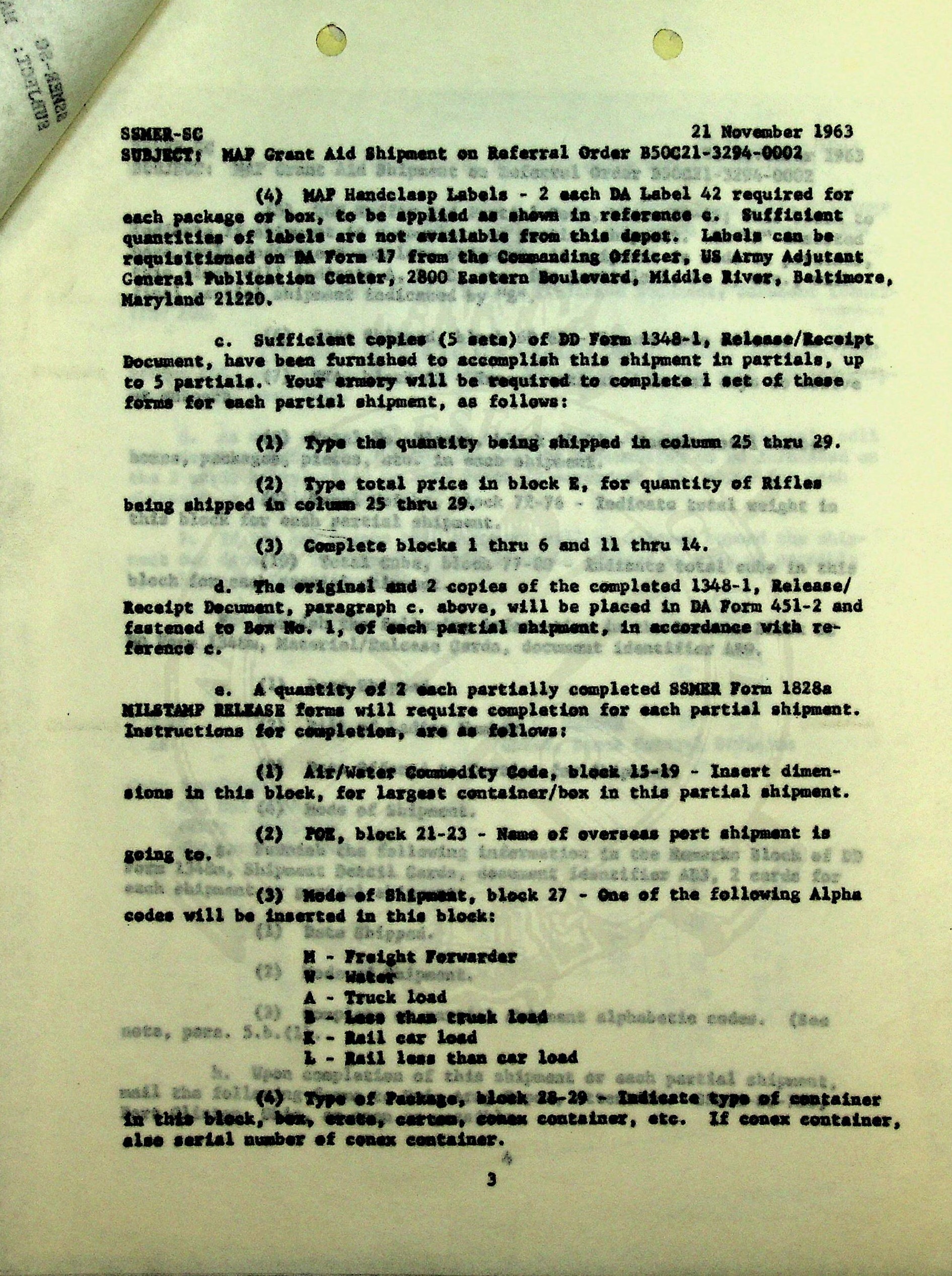 Rebuild Program » M1 Garand Rebuild Program 1963