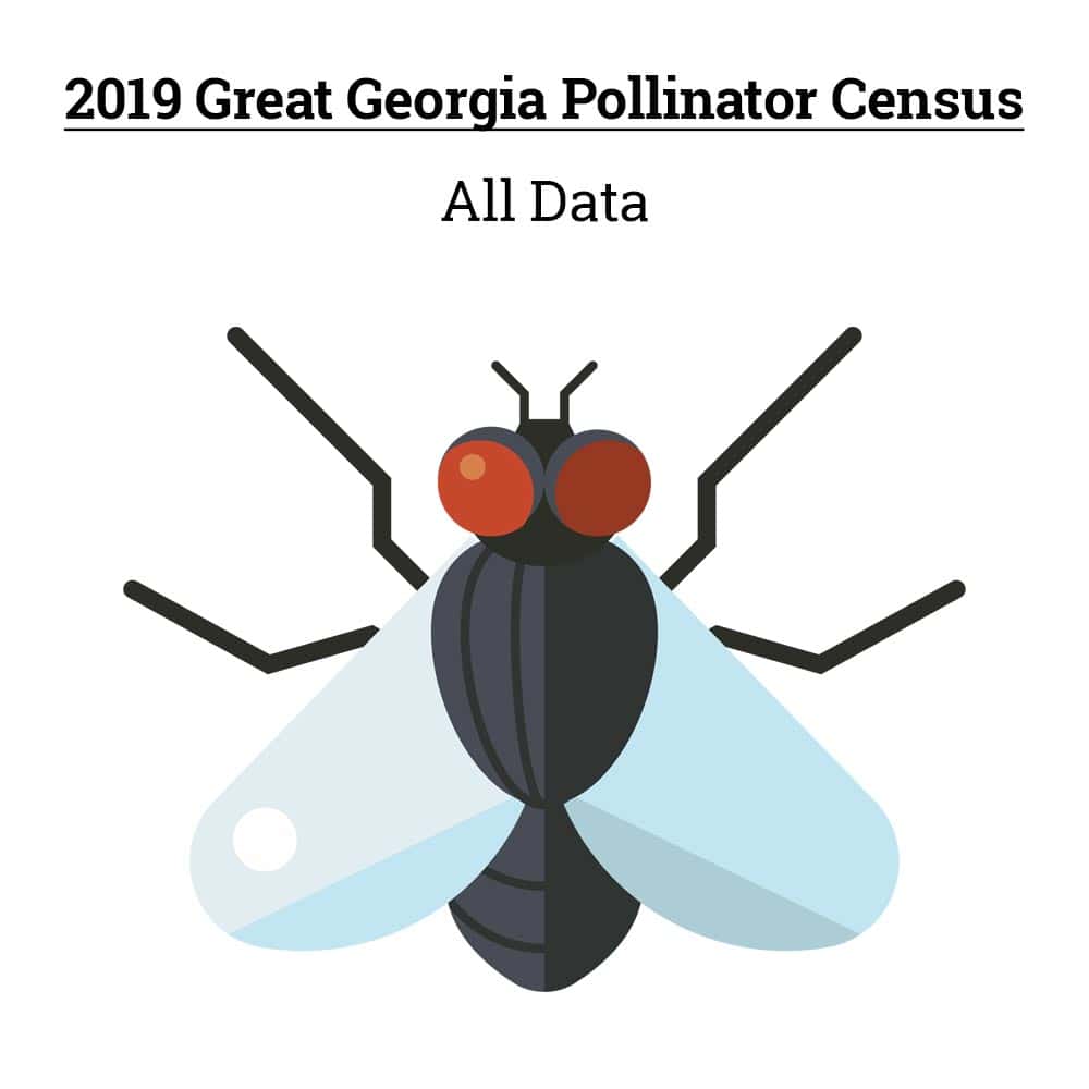 2019 Great Georgia Pollinator Results: All Data​