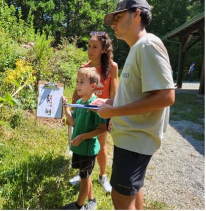 Families participated in the GSEPC at Conestee Nature Preserve Garden in Greenville, SC. (photo Patricia Whitener, Clemson Extension)