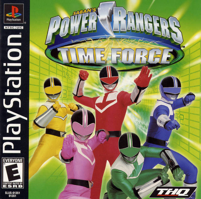 Seek Cartoon Power Rangers Time Force 