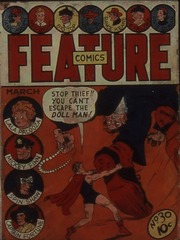 Feature Comics 74 Published January 1944 Key Collect - Gorgeous Geometric Image - Retina