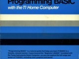 Texas Instrument Book Programming Basic With The Ti Home Computer