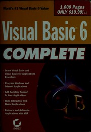 Visual Basic 6 Complete By Steve Brown - Space Patterns - Stunning Desktop Collection