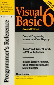 Visual Basic Net Programmer S Reference By Dan Rahmel Paperback - HD Ocean Arts for Desktop