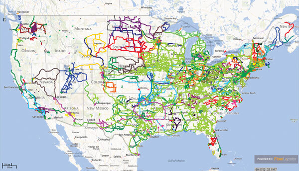 Data Centers Go Toward The Light Site Selection Online USFiberMap 