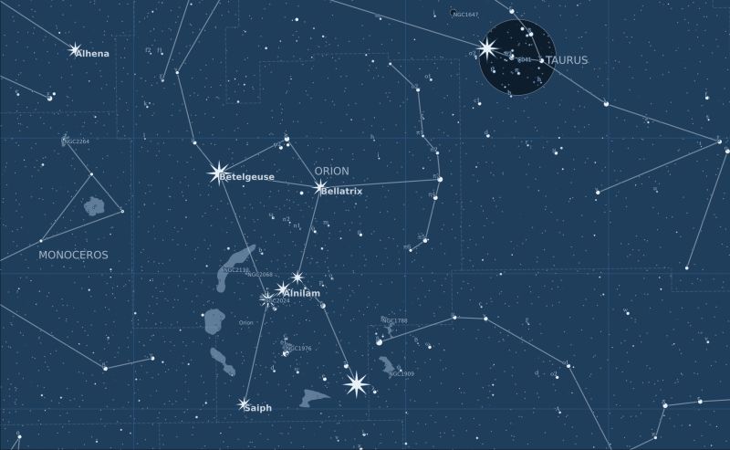 Constellations Starplot - Modern Desktop Sunset Designs | Free Download