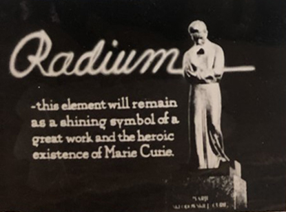 "Radium." Frank J. Hartman papers, 1904-1977 (MSS 2/340). Historical Medical Library of The College of Physicians of Philadelphia.