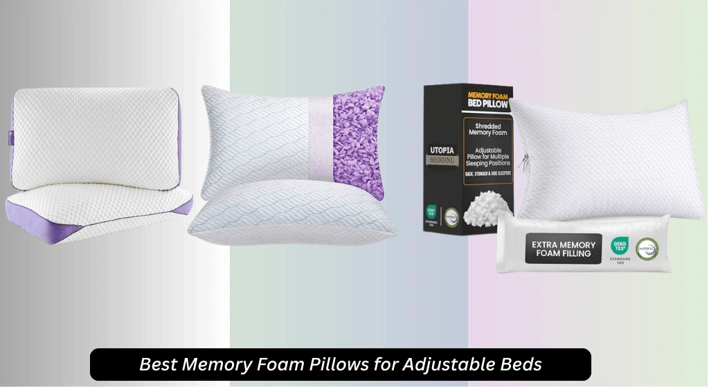 8 Best Memory Foam Pillows for Adjustable Beds 2026