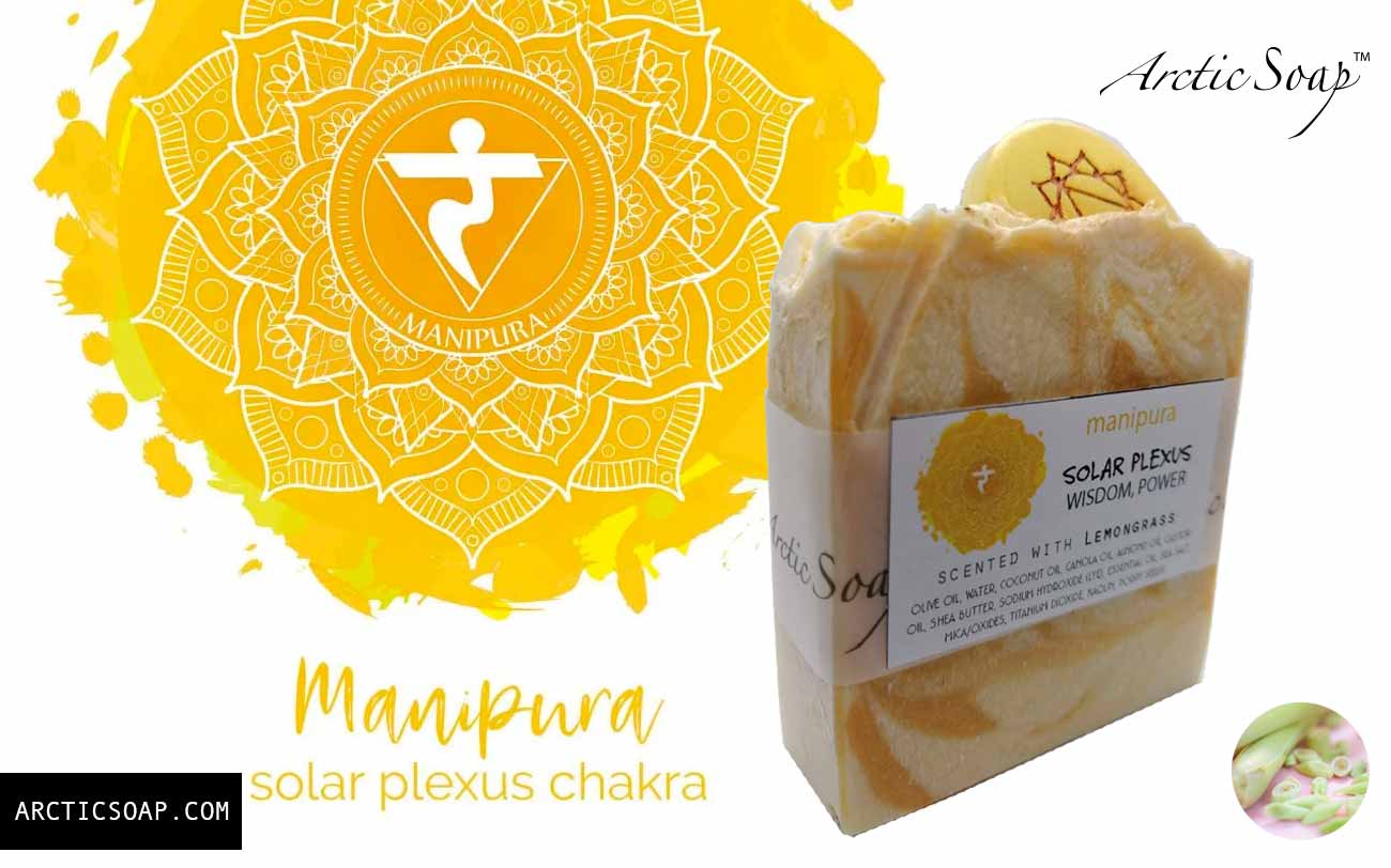 Solar plexus chakra soap