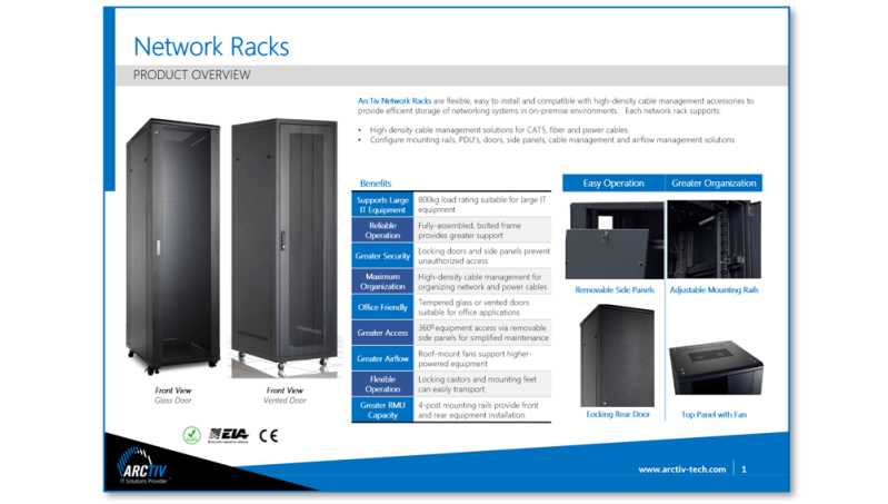 Network Server Racks Arctiv Tech - Elegant HD Ocean Images | Free Download