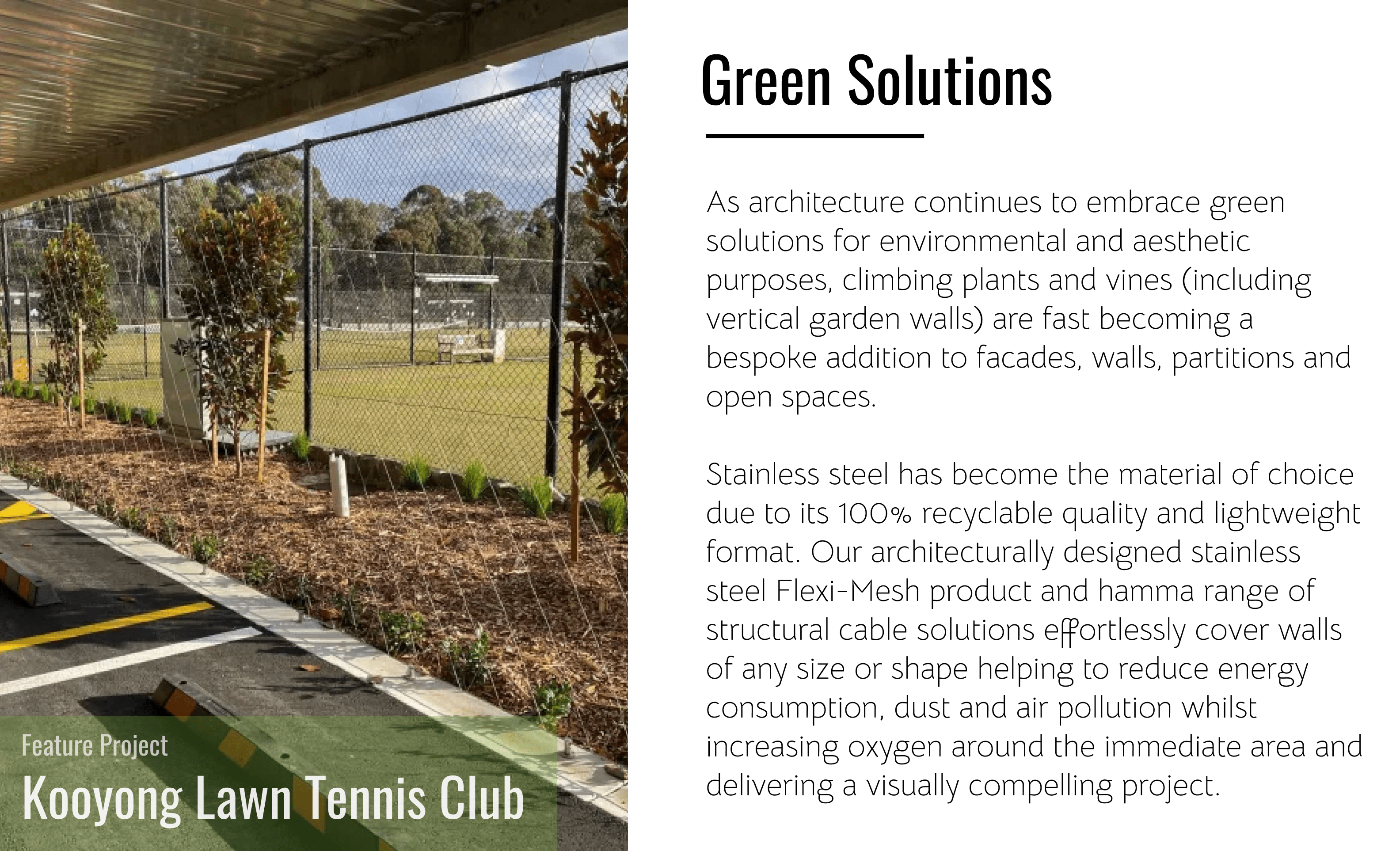 Project Applications Green Solutions
