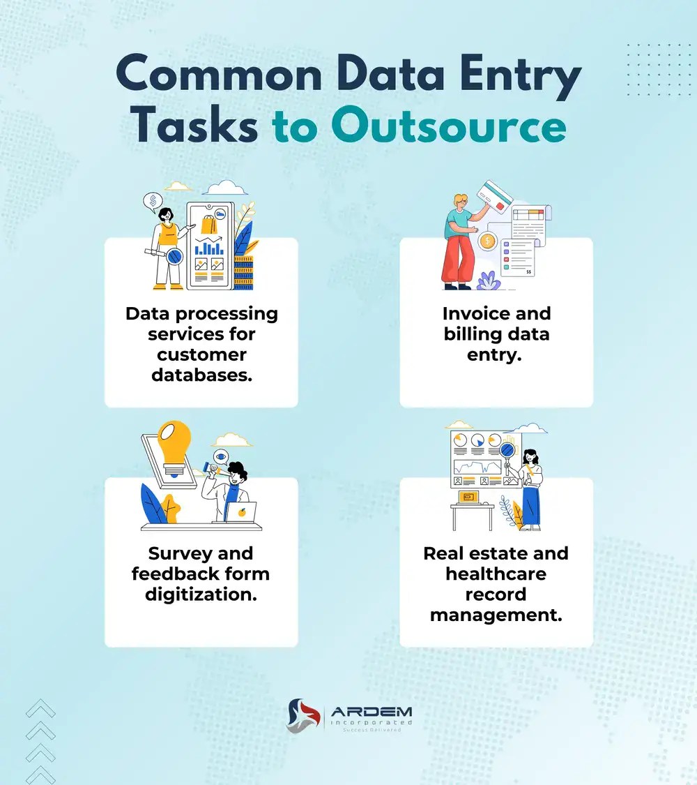 Common Data Entry Tasks to Outsource