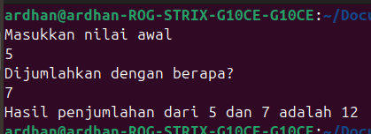hasil aplikasi menggunakan java