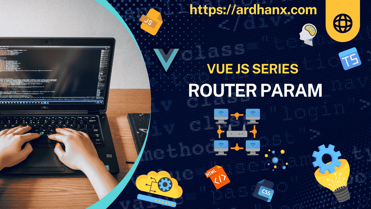 banner cara menggunakan router param