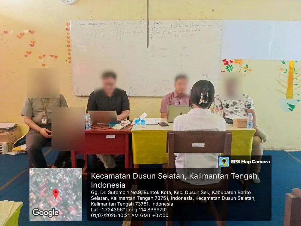 sesi wawancara kunjungan ke barito selatan