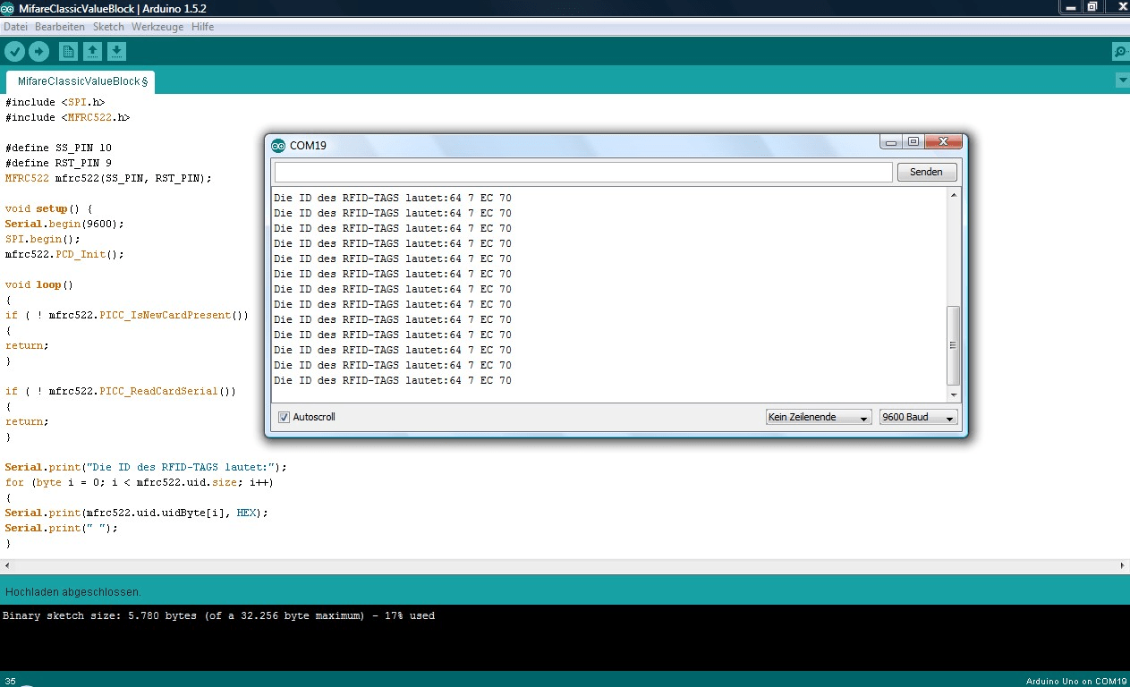 No. 19 - RFID Kit | Arduino Tutorials And Kits For Arduino
