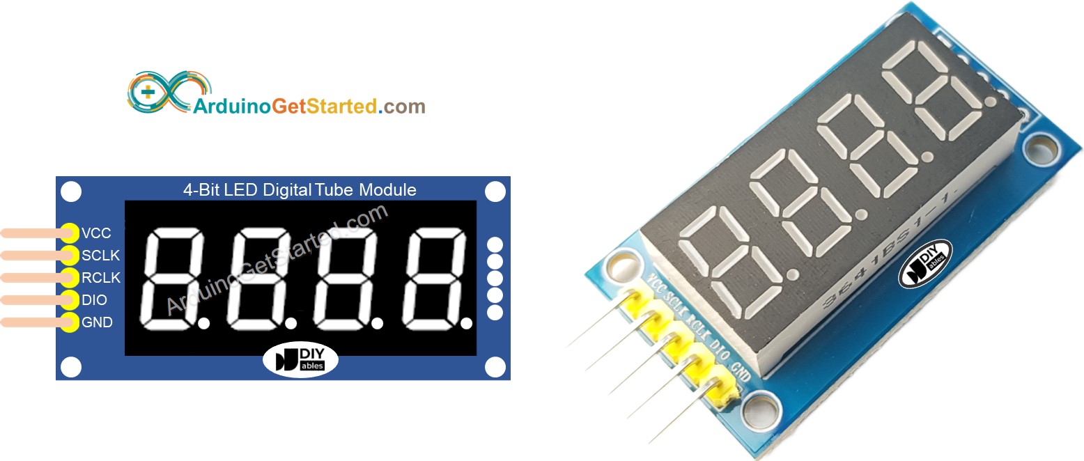 Arduino - 74HC595 4-Digit 7-Segment Display | Arduino Tutorial (3) Arduino - 74HC595 4-Digit 7-Segment Display | Arduino Tutorial (3)