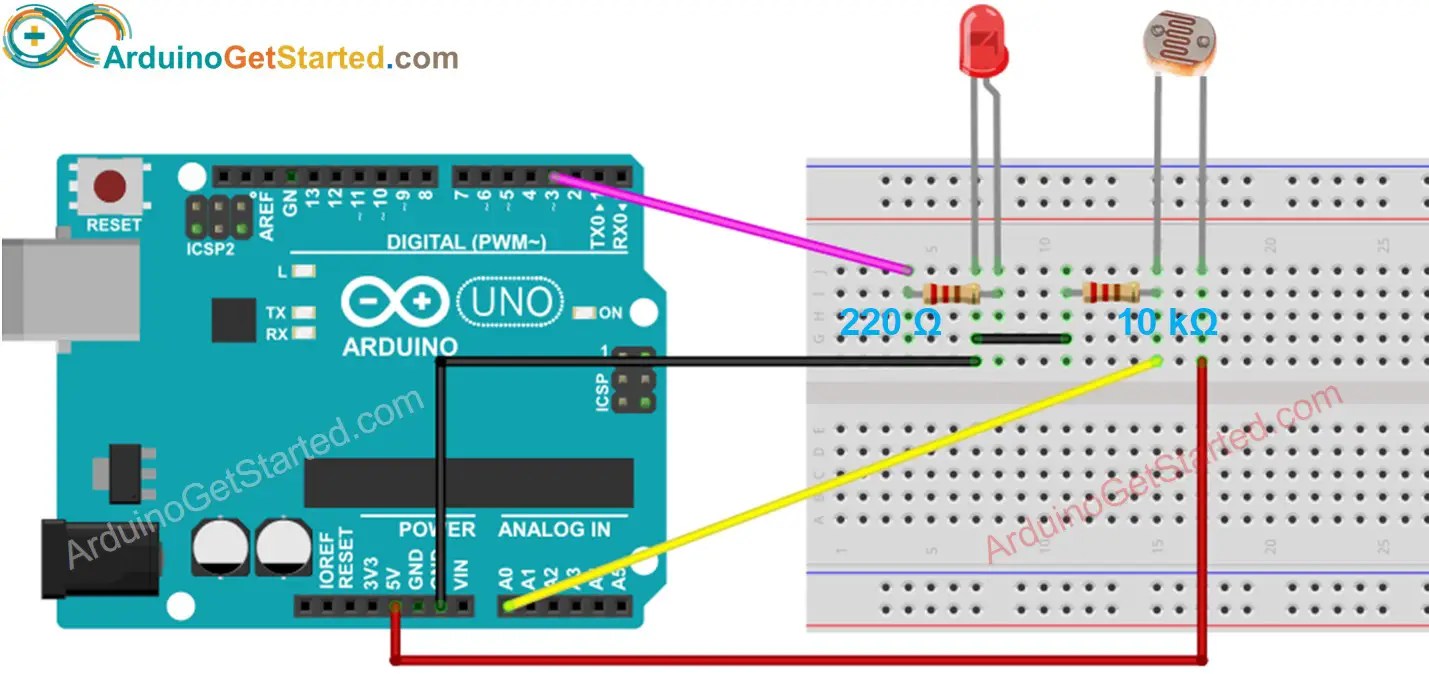 Arduino Light Sensor Tutorial