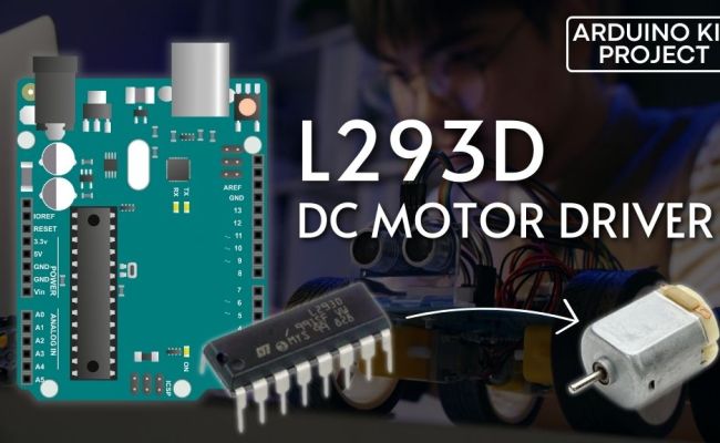 Control DC Motors With Arduino And L293D Motor Driver IC, 40% OFF