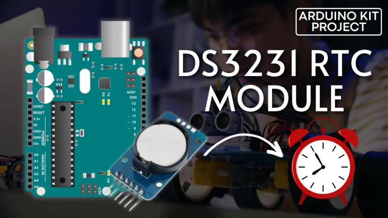 Rtc With Arduino Ds1307 And Ds3231 Nerdyelectronics - Premium Sunset Illustration - 4K