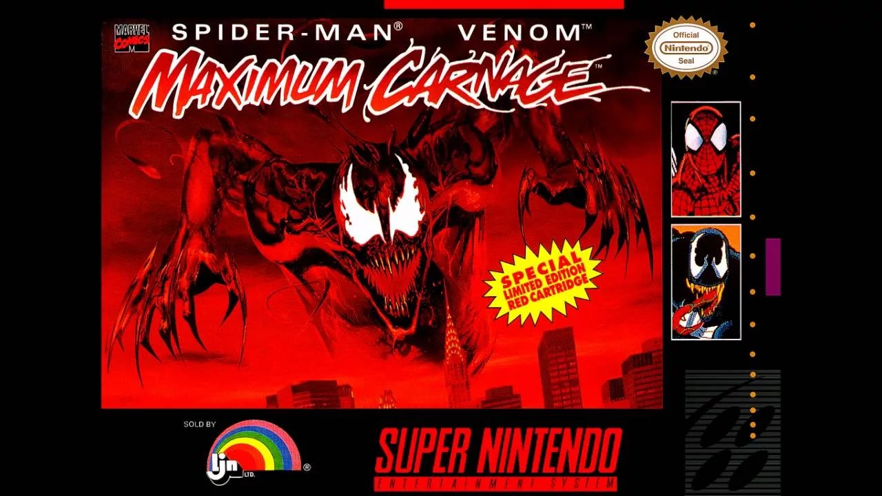 AREA 78 | Sexta de Aluguel - Spider-Man & Venom - Maximum Carnage - Mega Drive e Super Nintendo.