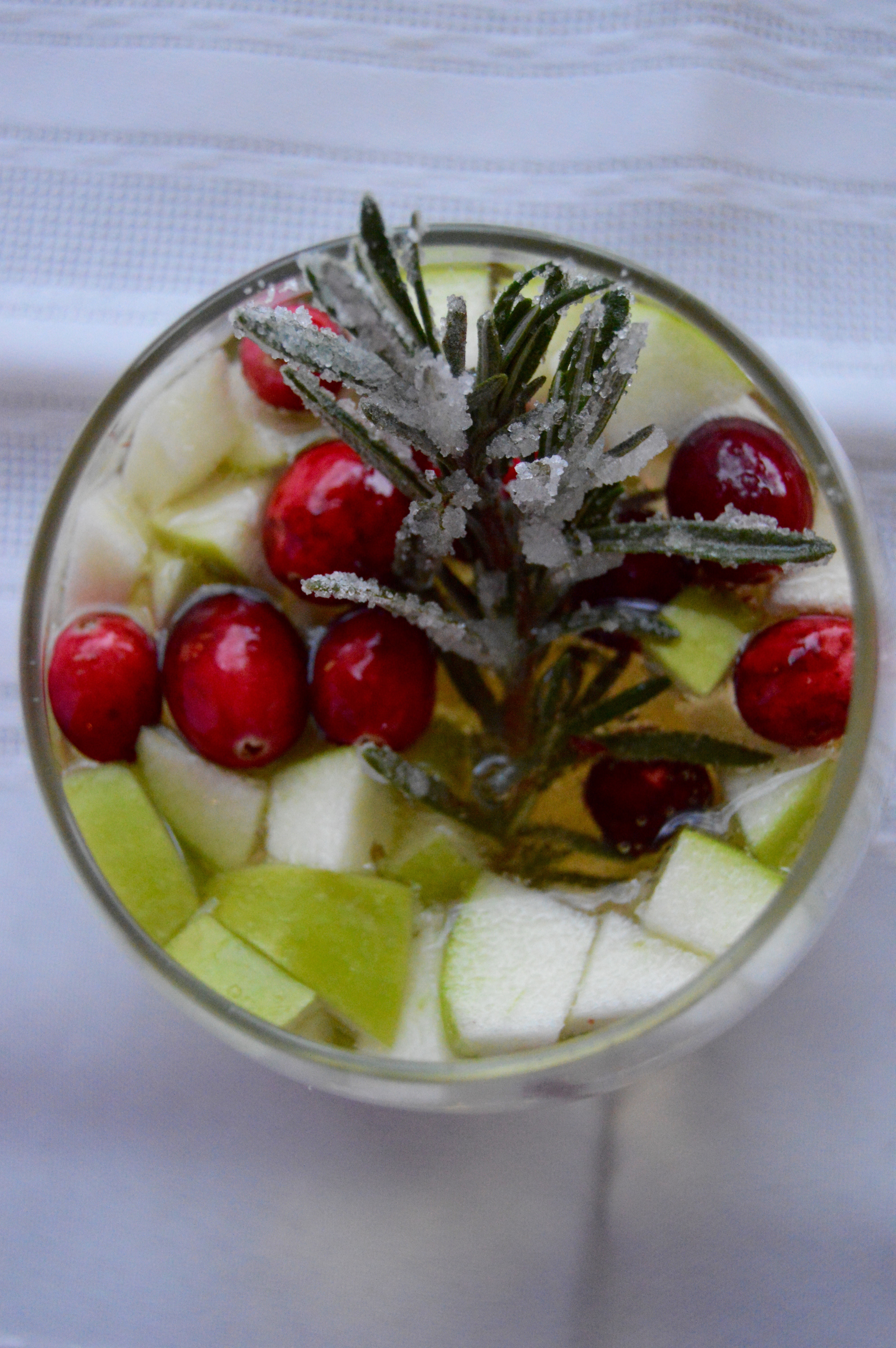 Holiday White Wine Sangria